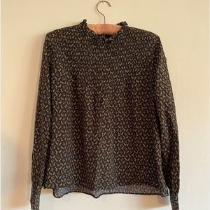 Floral Mock Neck DOEN Shirt